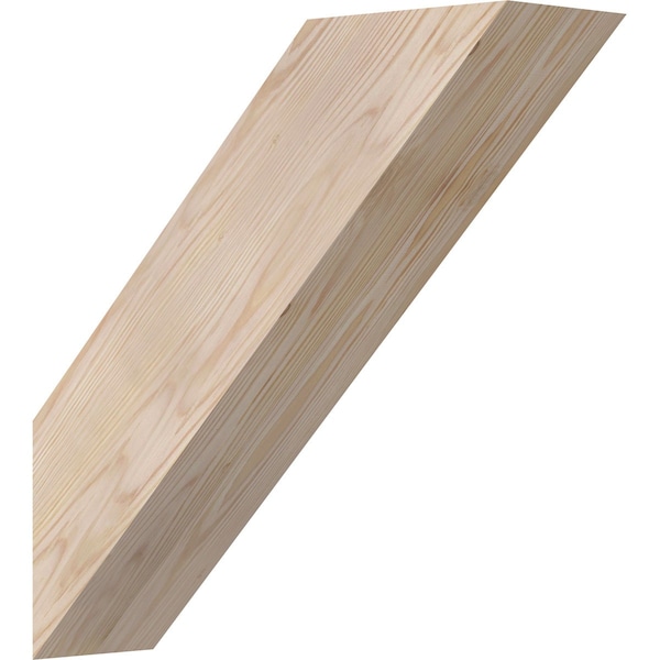 Ekena Millwork 5 1/2"W x 20"D x 20"H Traditional Smooth Knee Brace, Douglas Fir BRC06X20X20TRA00SDF - main